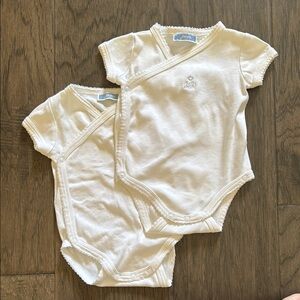 Jacadi White Bodysuit One Piece Classic Design